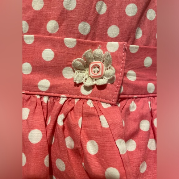 NWT Bettie Page Vintage Reproduction Pink & White Polkadot Playsuit Set - Picture 9 of 11